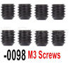 Wltoys 12428 M3 Machine Screws(8PCS)-M3X3 Parts, 12428-0098